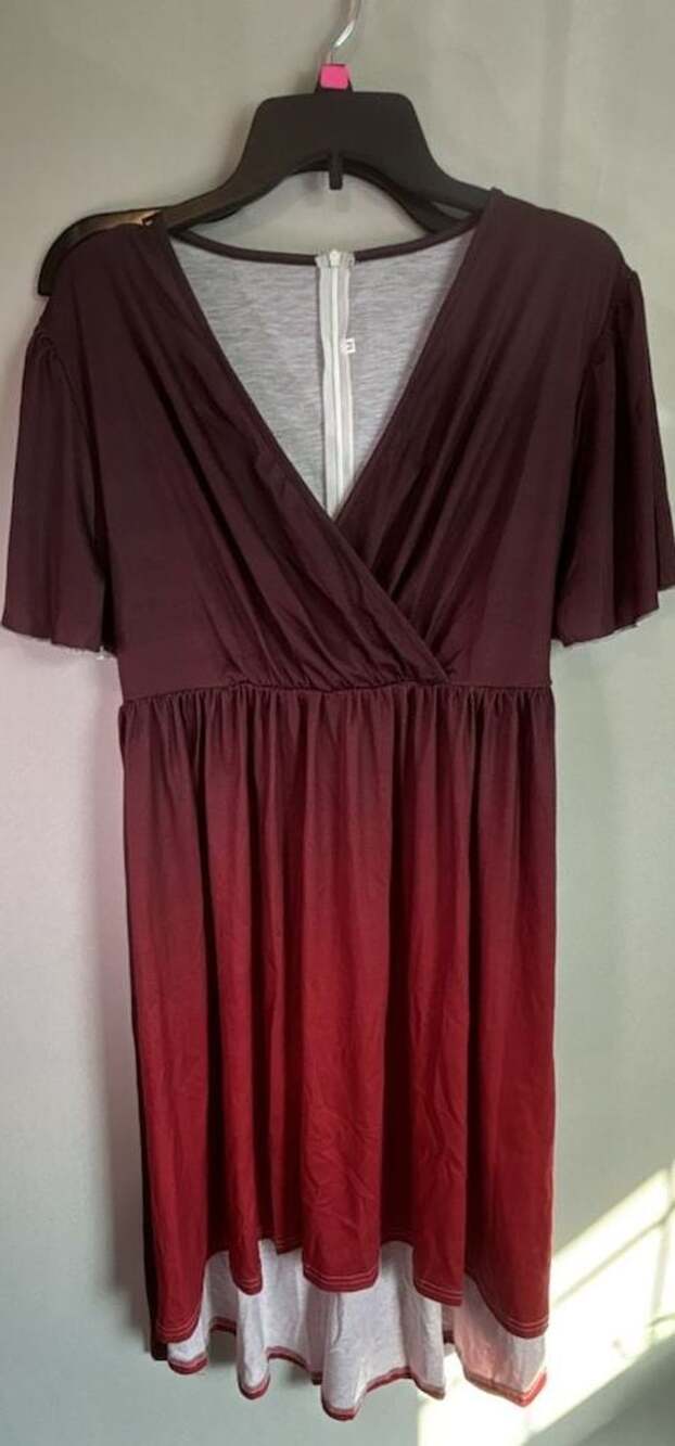 Women Dress Fancy Dress Summer  V Neck Short Sleeve Midi Dress Beach Casual Boho